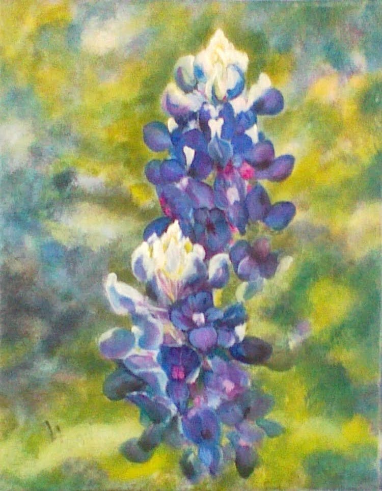 #252 "2 Blue Bonnets (Set of 7)"