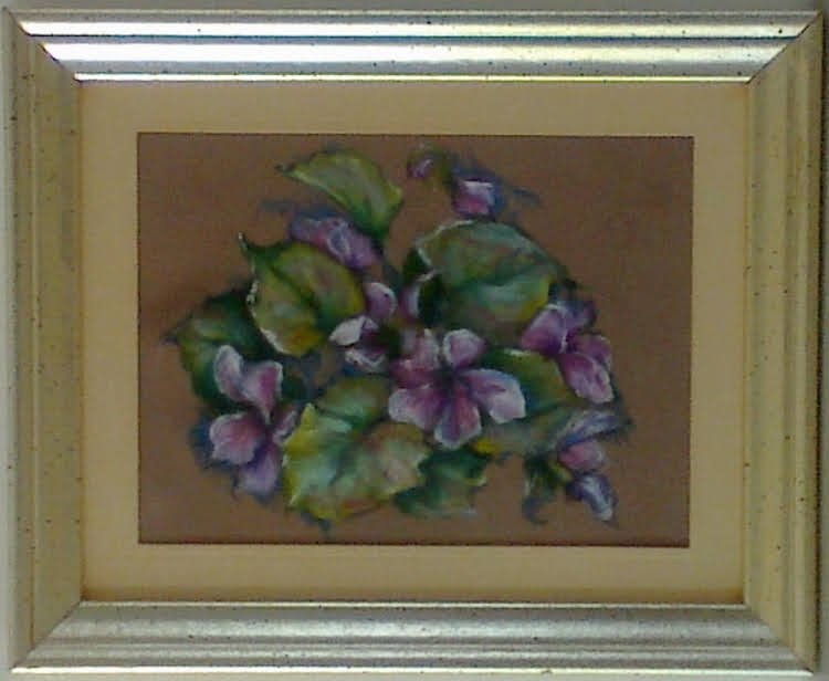 #81 "Several Purple Flowers (Set of 10)" (8 x 6, w/o Frame)
