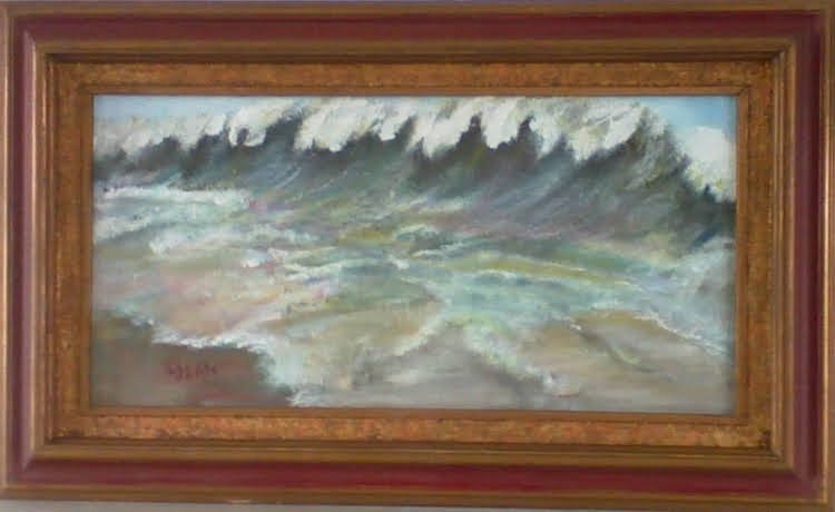 #8 "Hawaii Ocean Wave Falling on Shore" (20 x 12)
