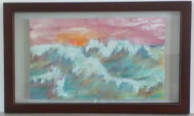 #17 "Hawaii Ocean at Sunset" (11 x 6)