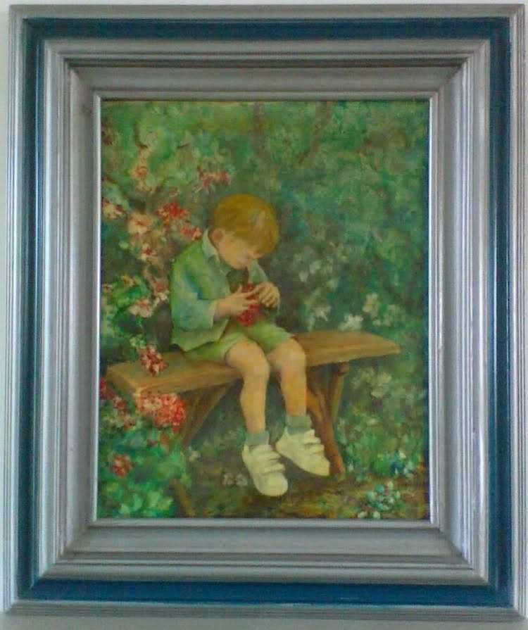 #21 "Small Boy on a Bench"