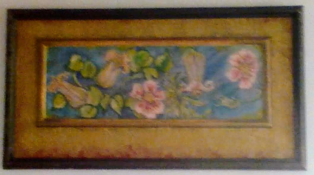 #28 "5 Vinelike Pink Flowers (Set of 10)" (15 x 6)