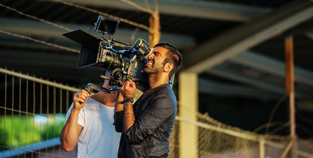 Director Paul Jerndal try to operate the Alexa
