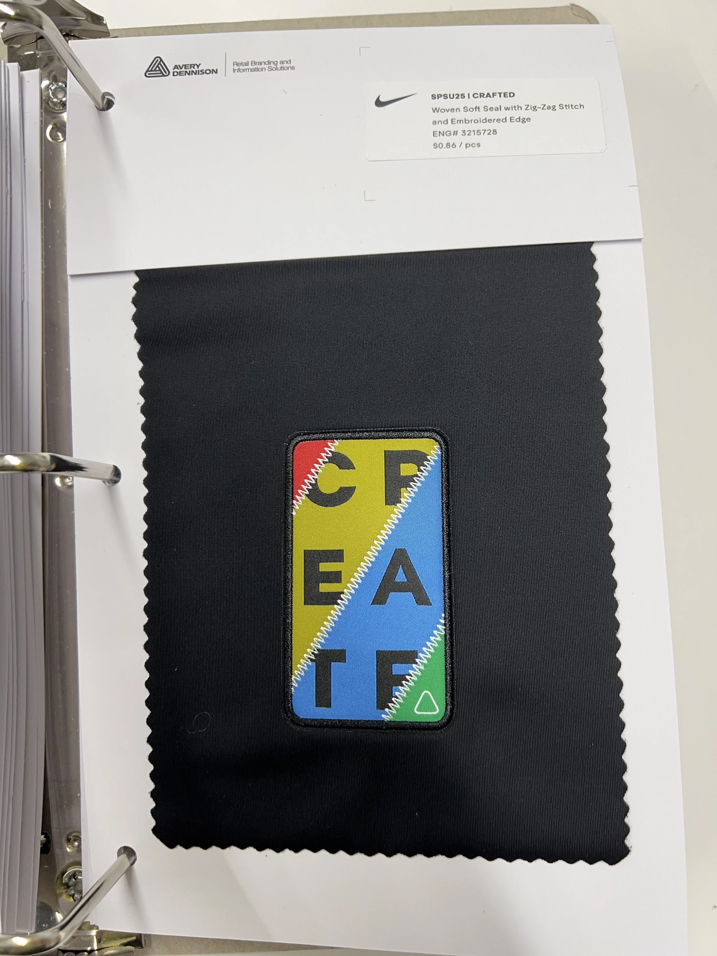 For the Spring/Summer 27 season, Nike requested bespoke samples of their logos in our techniques.