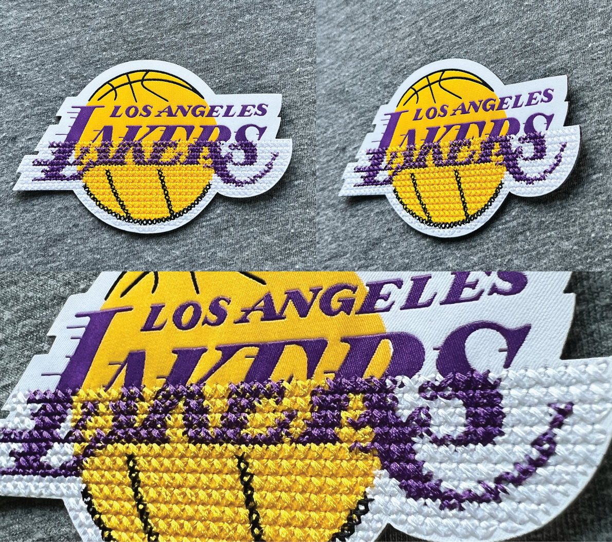 Woven Soft Seal with Cross Stitching