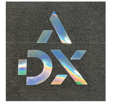  A holographic foil technique that was new to Avery Dennison at the time. 