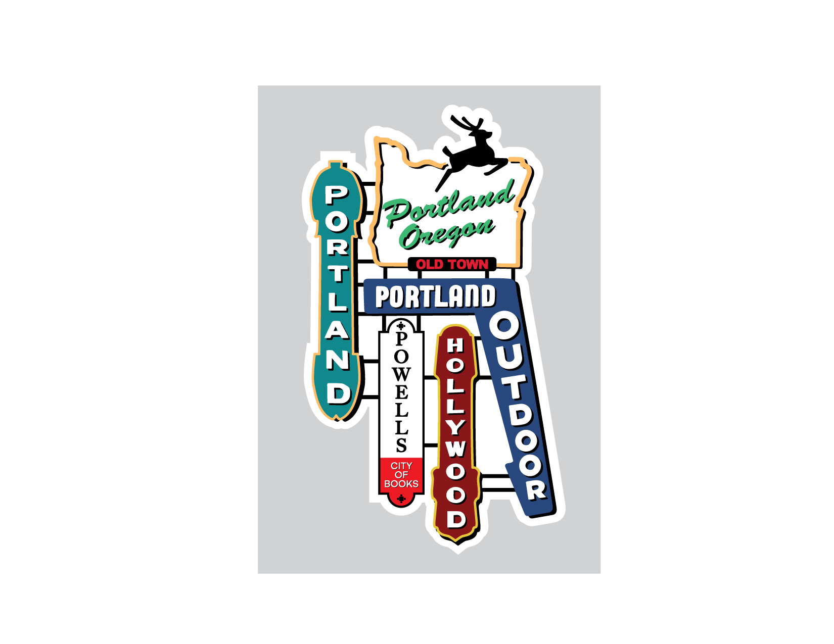  I liked the idea for this more than the final execution. I think, if I were to revisit this design, I’d simplify it to one of the signs, and perhaps add more detail. I believe that would execute better as a woven patch while this would work well as 