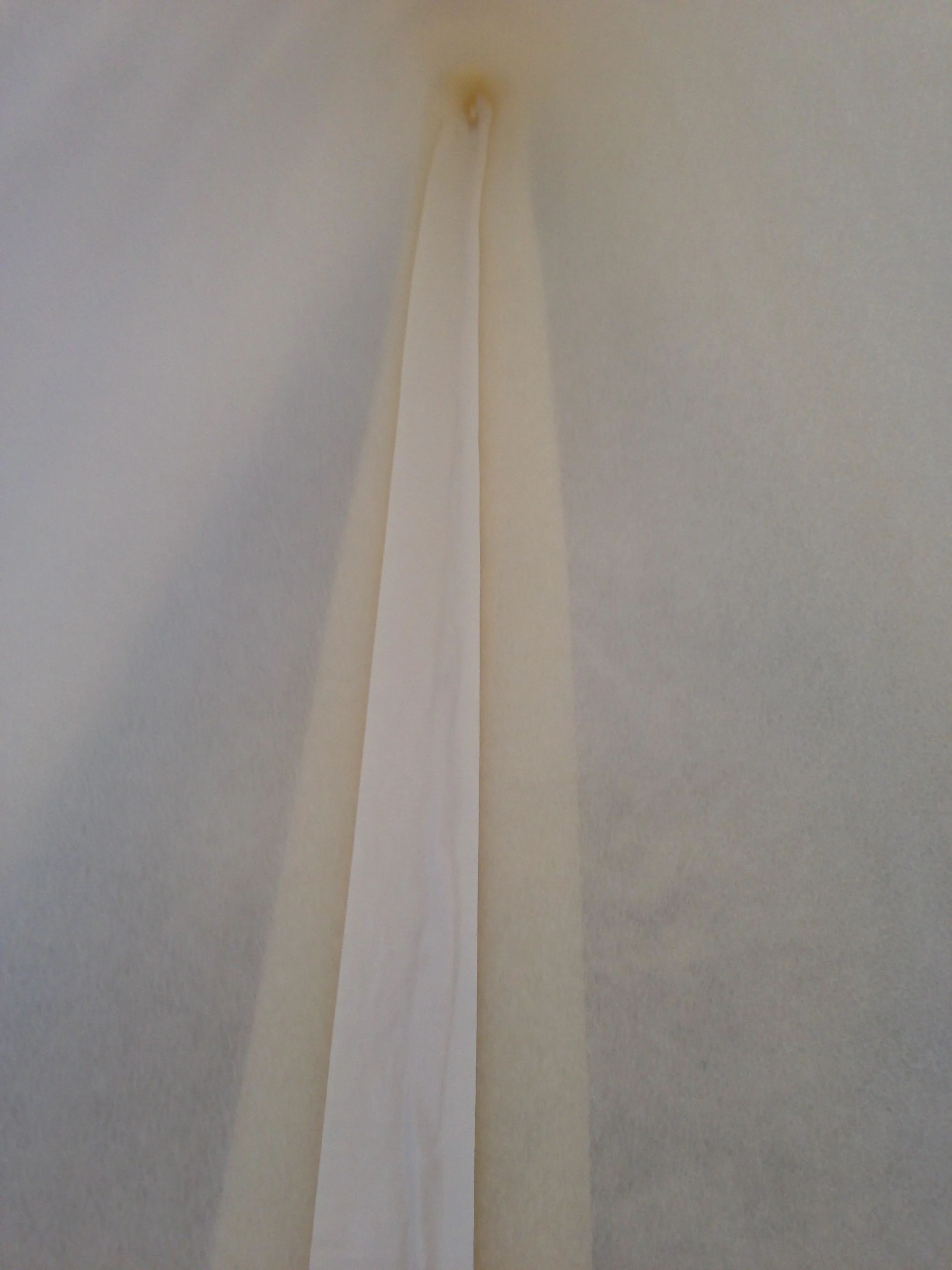 You have to tape the inside seam so that the plastic bag does not stick to the tape, or plastic bag.