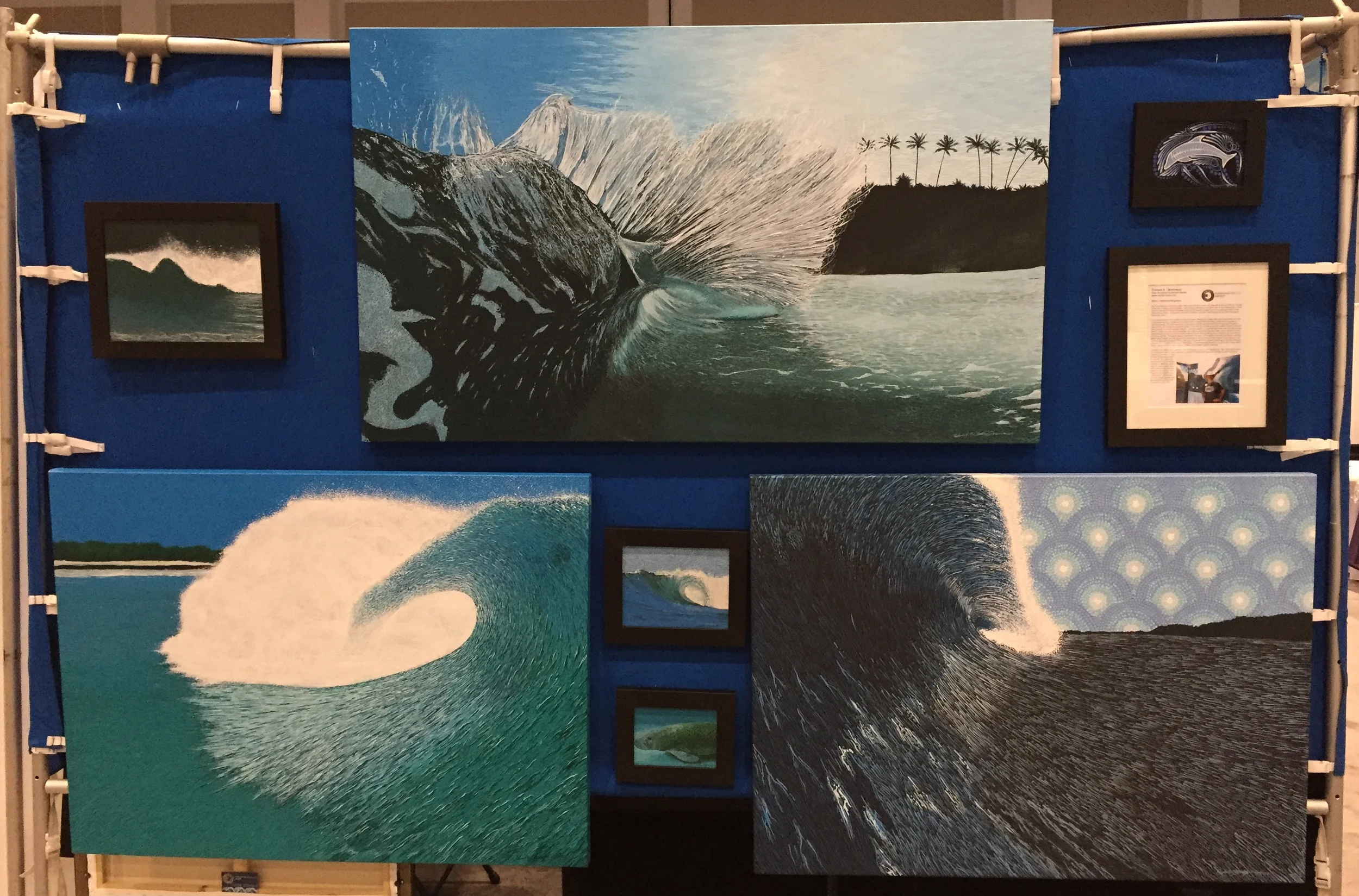 Some of my new work created in January for the MOCA show