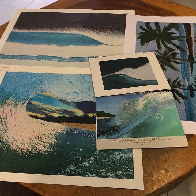 I left Ivan with a few pieces of my limited editions and a calendar of my paintings. He has decorated his beautiful restaurant with his photography and prints of my paintings! What an honor to be a part of such a great place.