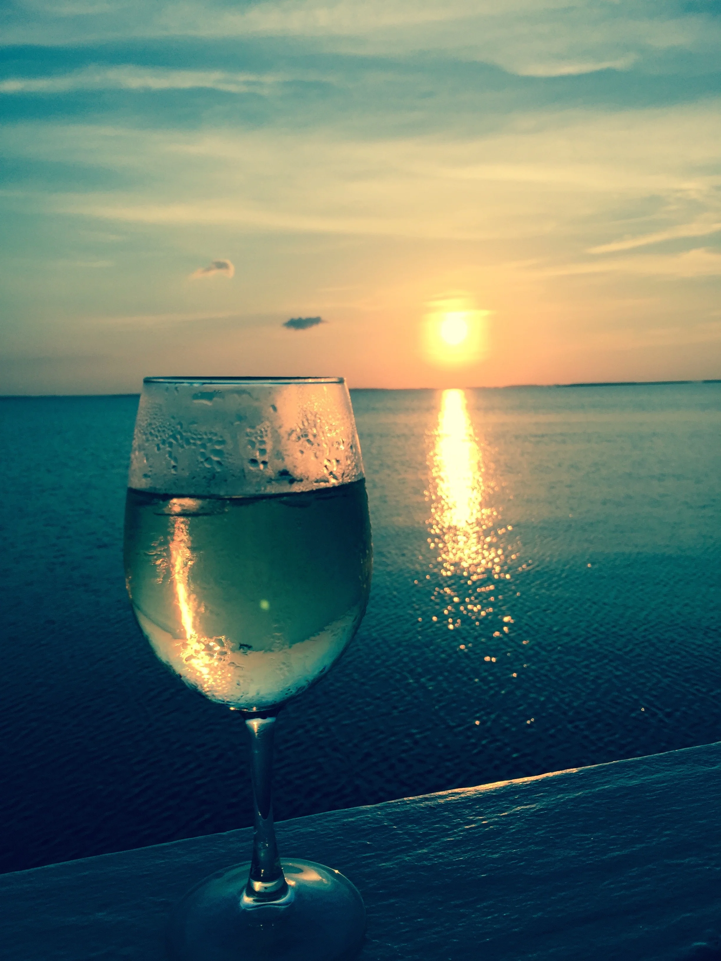 What a great place to have a glass of wine after a long hot hard day!