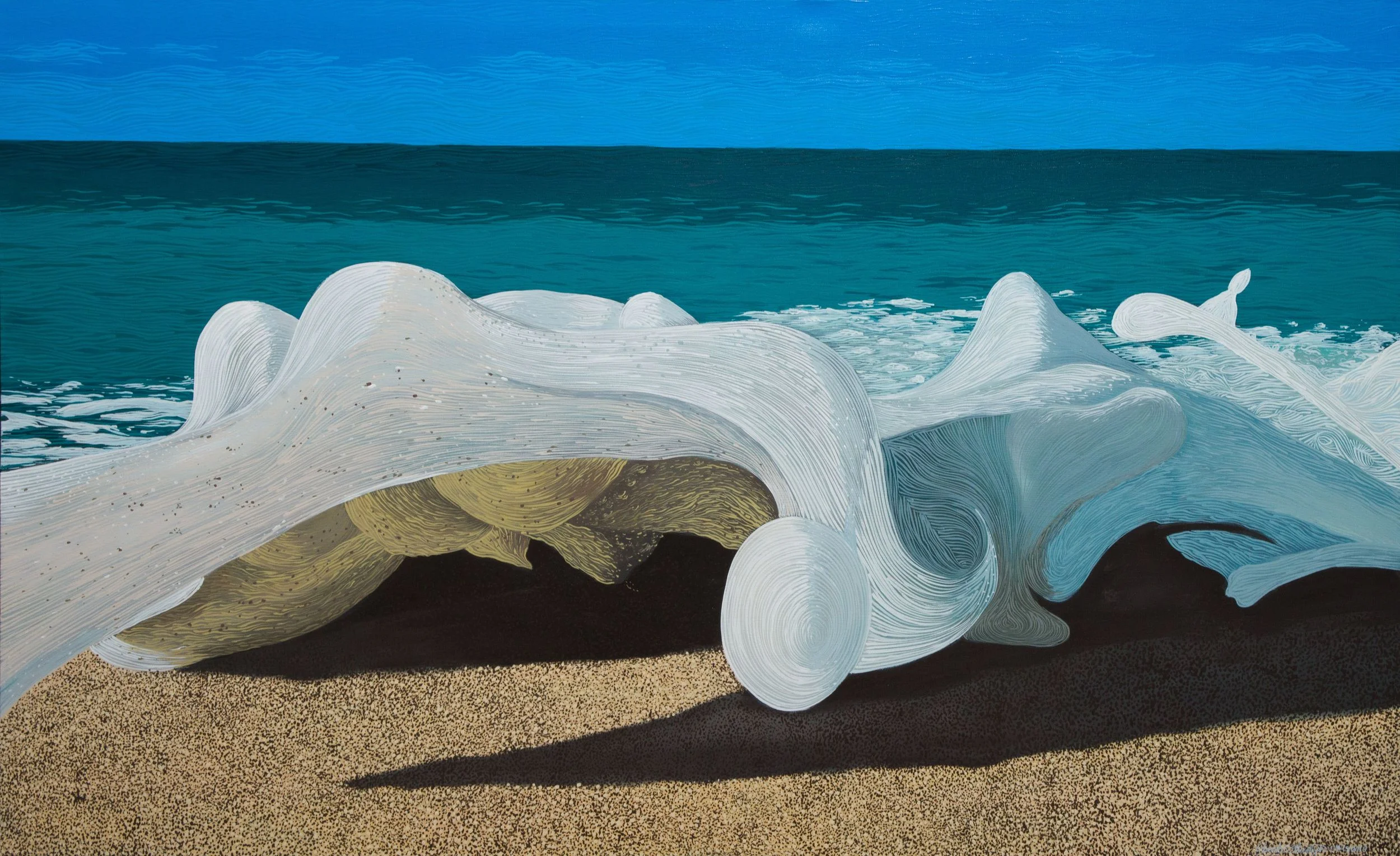 Foam Finger Series No. 6, 36" X 60"