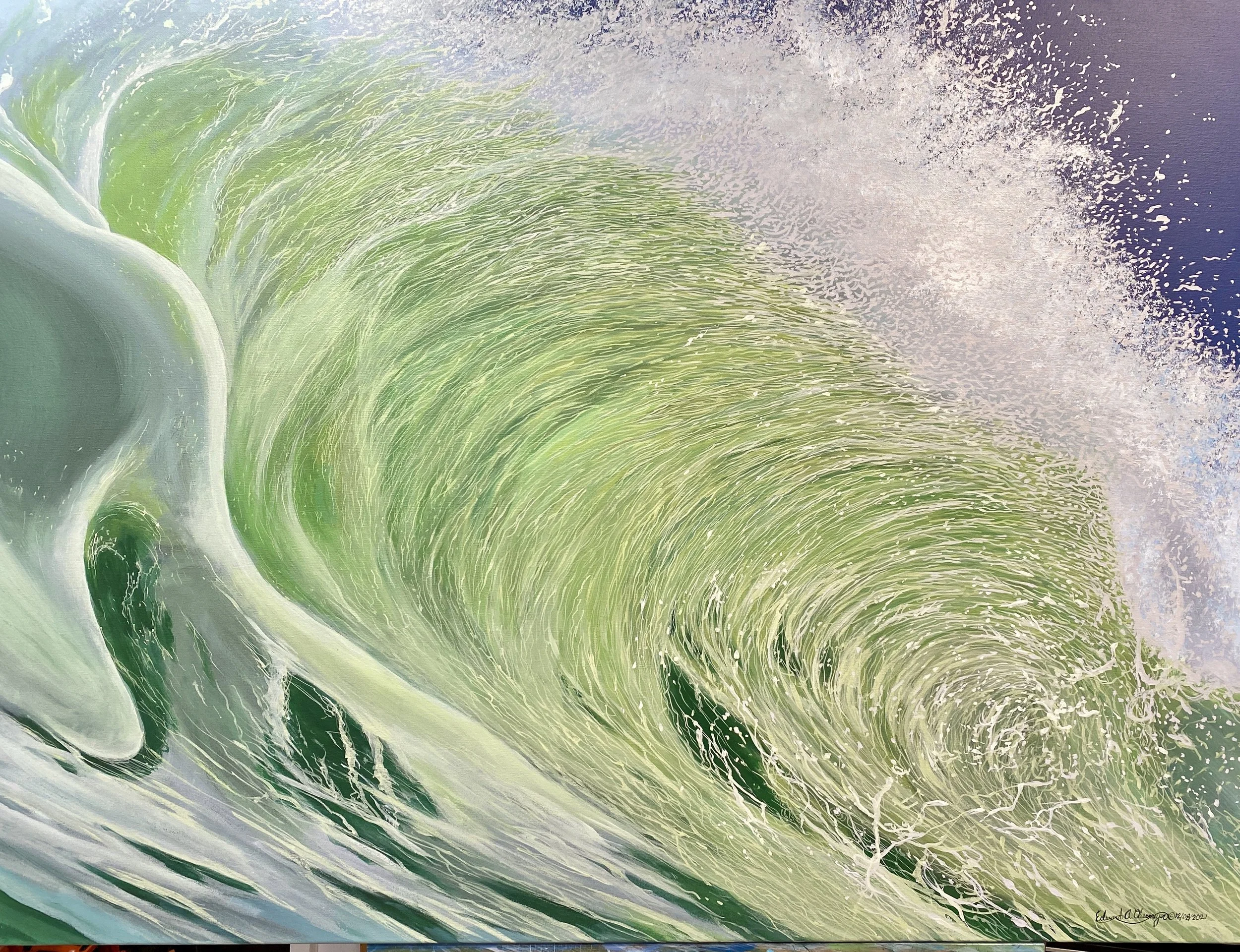 "Green Foamball" © 12/08/2021