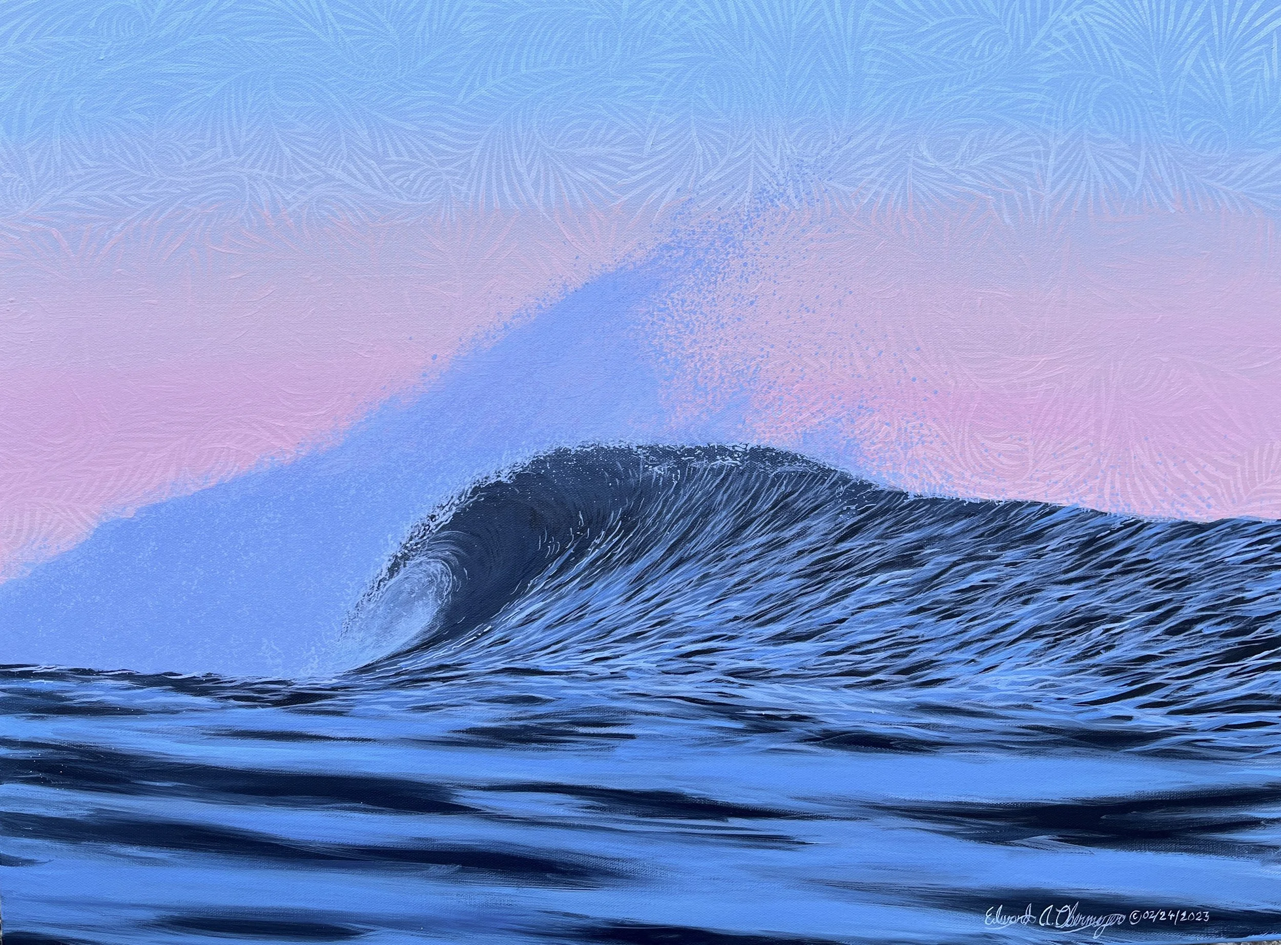 "Howling Blues" © 02/24/2023/SOLD