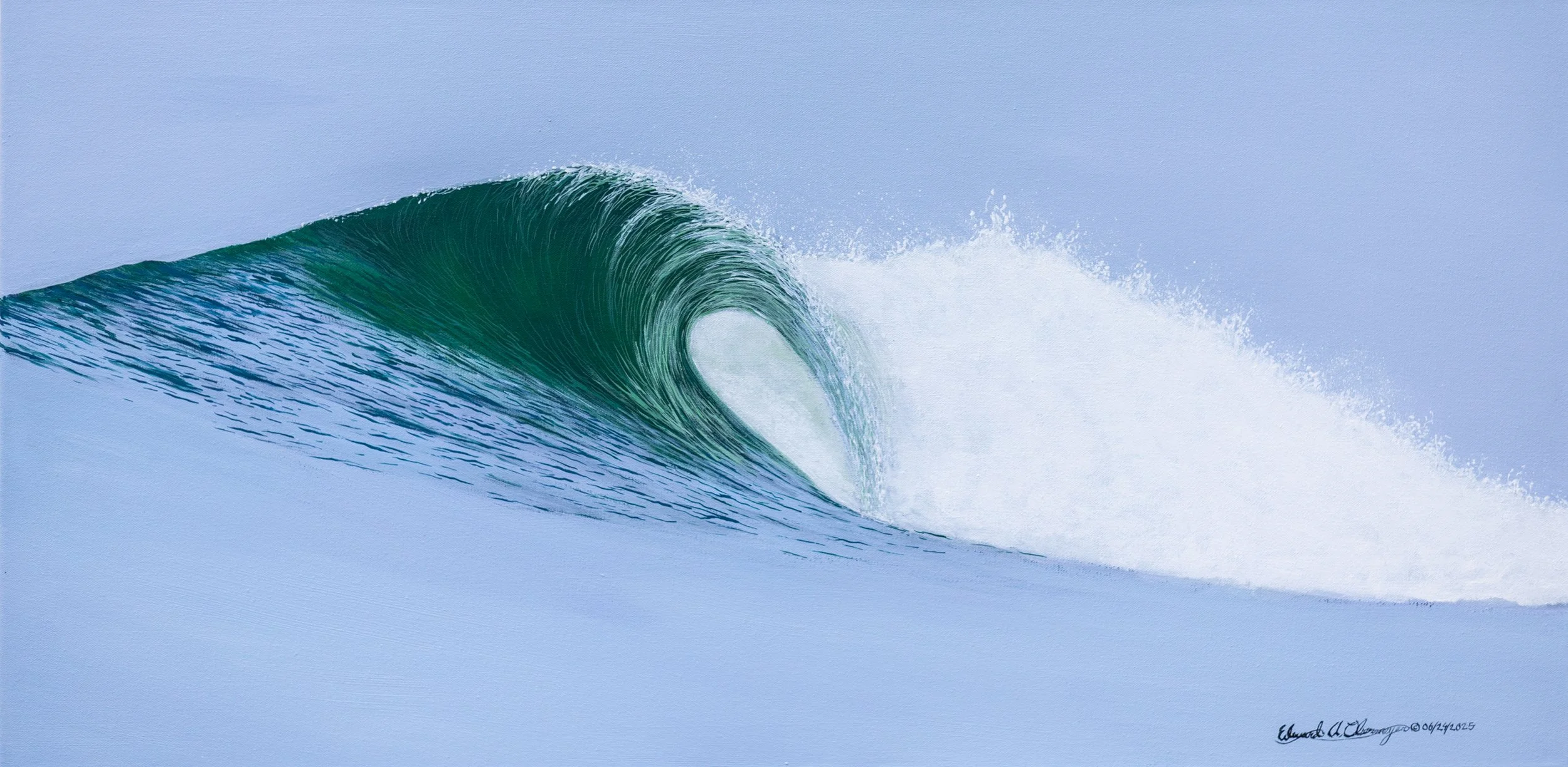 “Foamy, 3rd Fence, Pendleton” © 06/24/2025