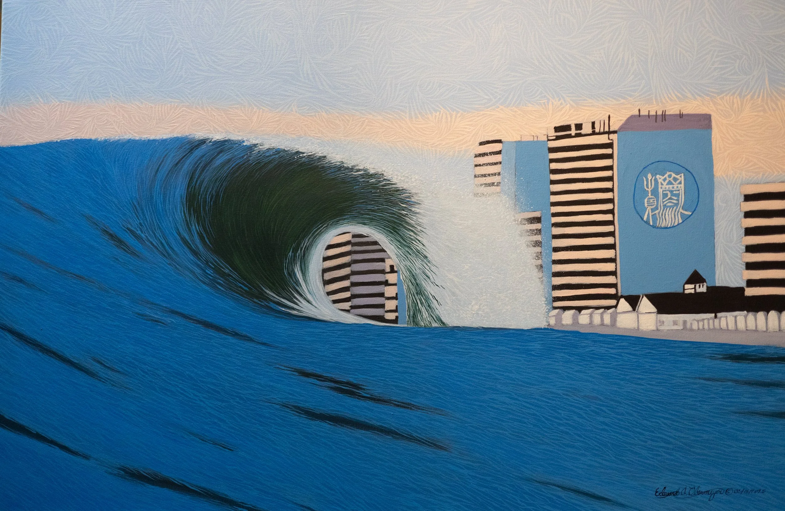 Painting for the 2025 Neptune Festival Poster © 2025