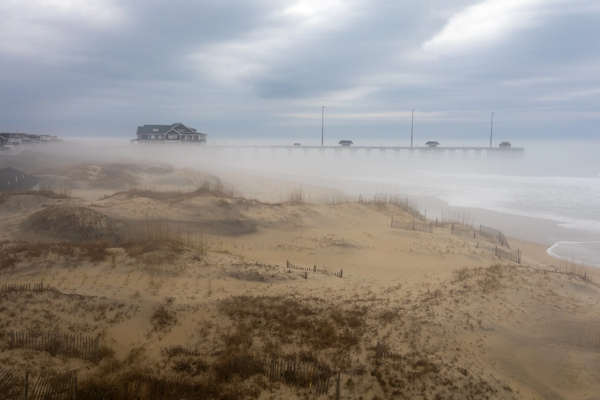 Fog On Jennettes Pier © edobermeyer.com, 02/21/2026