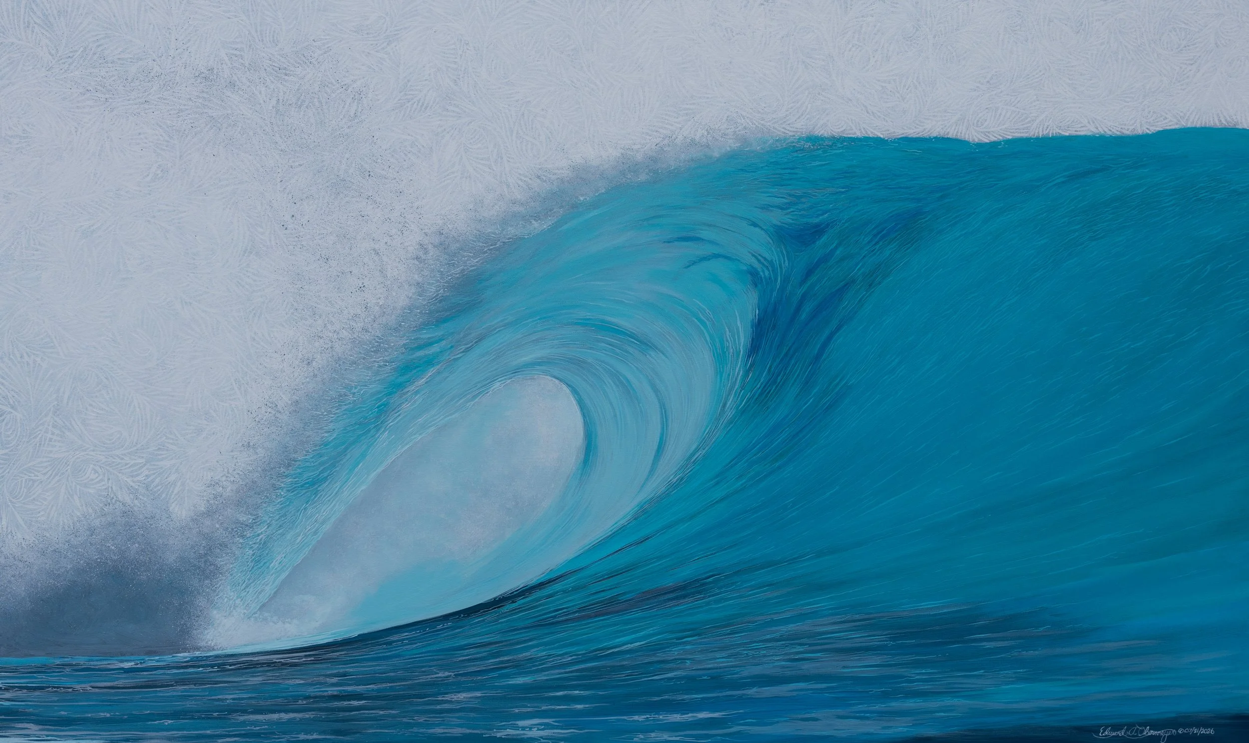 "Turquoise Tranquility" © 07/21/2026, edobermeyer.com