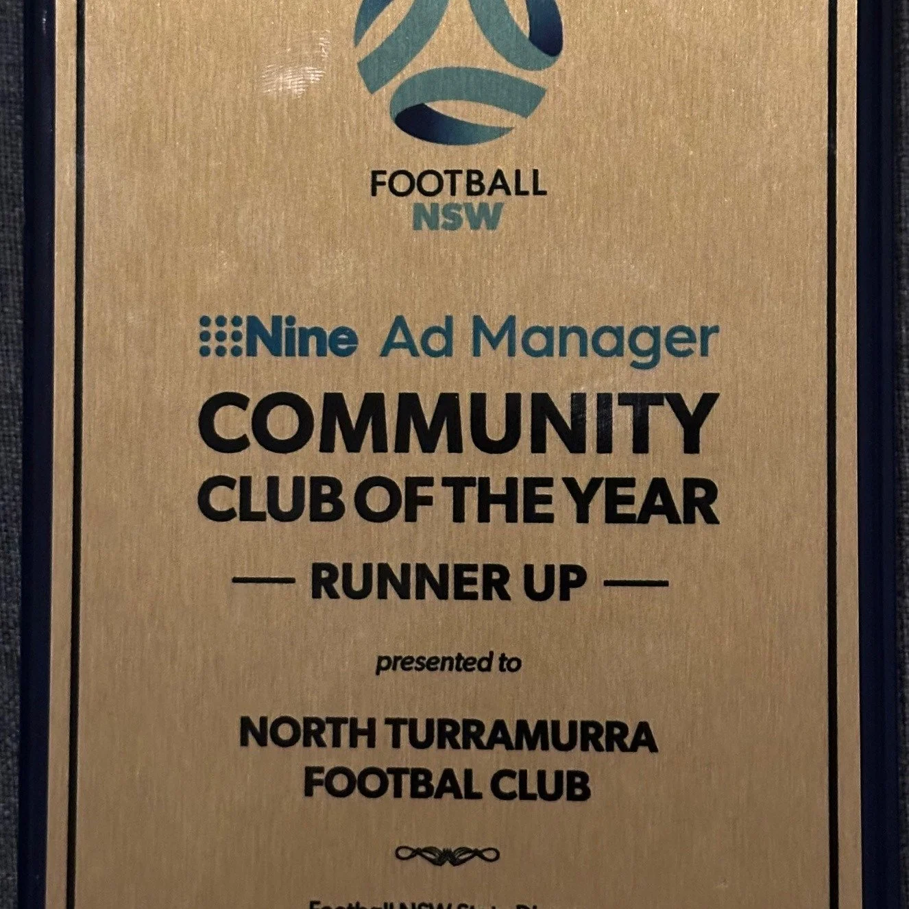 🎉RUNNERS UP - NSW COMMUNITY CLUB OF THE YEAR 2025🎉

Great news from the Football NSW State Awards last night in being named runner up in the inaugural Community Club Club of the Year award.

Huge thank you to @footballnsw, @northernsuburbsfootball 