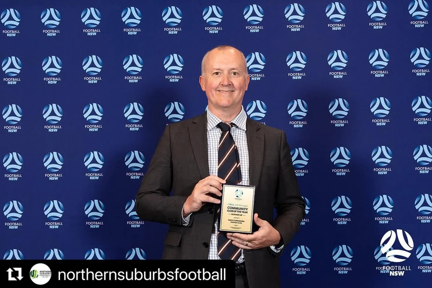 🎉🙌

#Repost @northernsuburbsfootball
・・・
Congratulations to @northturramurrafc on being named Runner Up in the inaugural Football NSW Community Club of the Year award on Saturday night! A few words from the club below:

We are truly honoured by thi