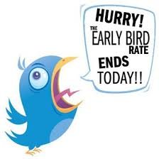 EARLY BIRD Discount Period Ends