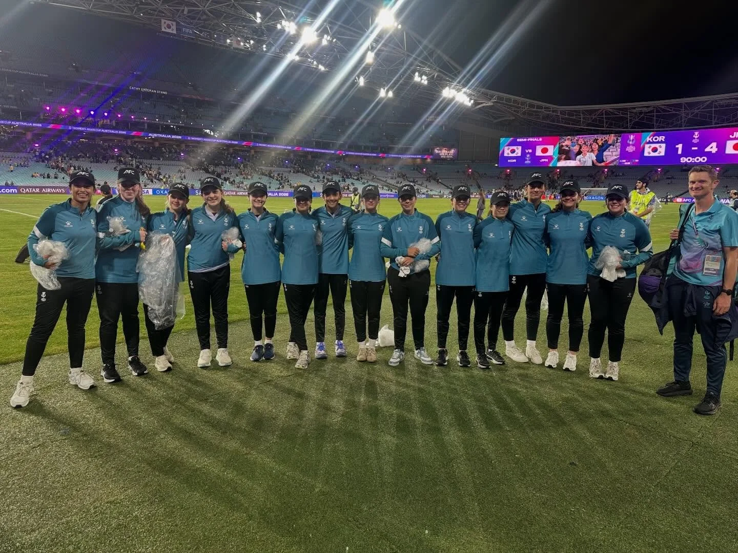 ✨ A NIGHT TO REMEMBER! ✨

What an incredible experience for our girls last night at the AFC Women&rsquo;s Asian Cup Semi-Final! 🇯🇵 vs 🇰🇷

We were so proud to have 8 x Flag Bearers and 14 x Ball Kids representing our club on the international stag