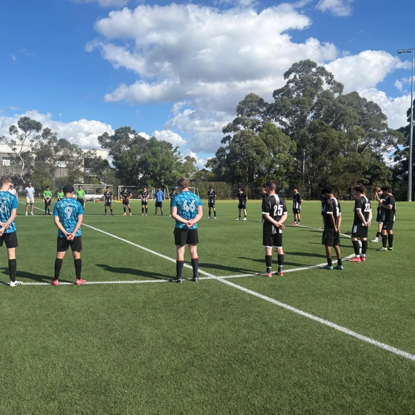 More scenes of remembrance from our Senior Men&rsquo;s All Age 2 match at Charles Bean Sportsfield. 

Thanks to @utsfootballclub for joining us in these tributes and for a fantastic hard fought draw. 🇦🇺🎖️📸