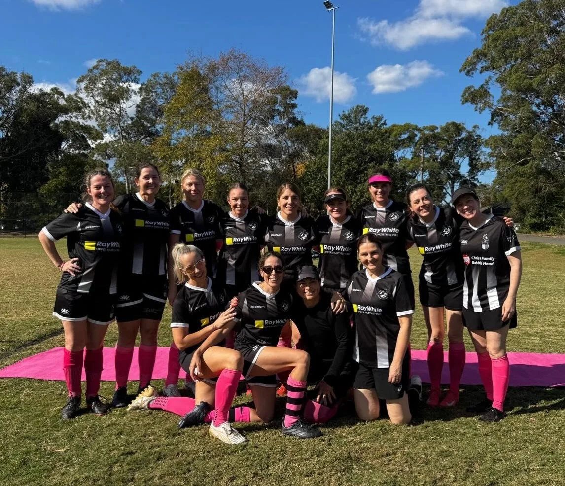More Female Football Week and Mother&rsquo;s Day scenes on the pitch! Our Women&rsquo;s Over 30 Div1 squad took center stage in a cracking match against St Ives FC at Samuel King Oval

The Sidelines were packed with families cheering on the women who