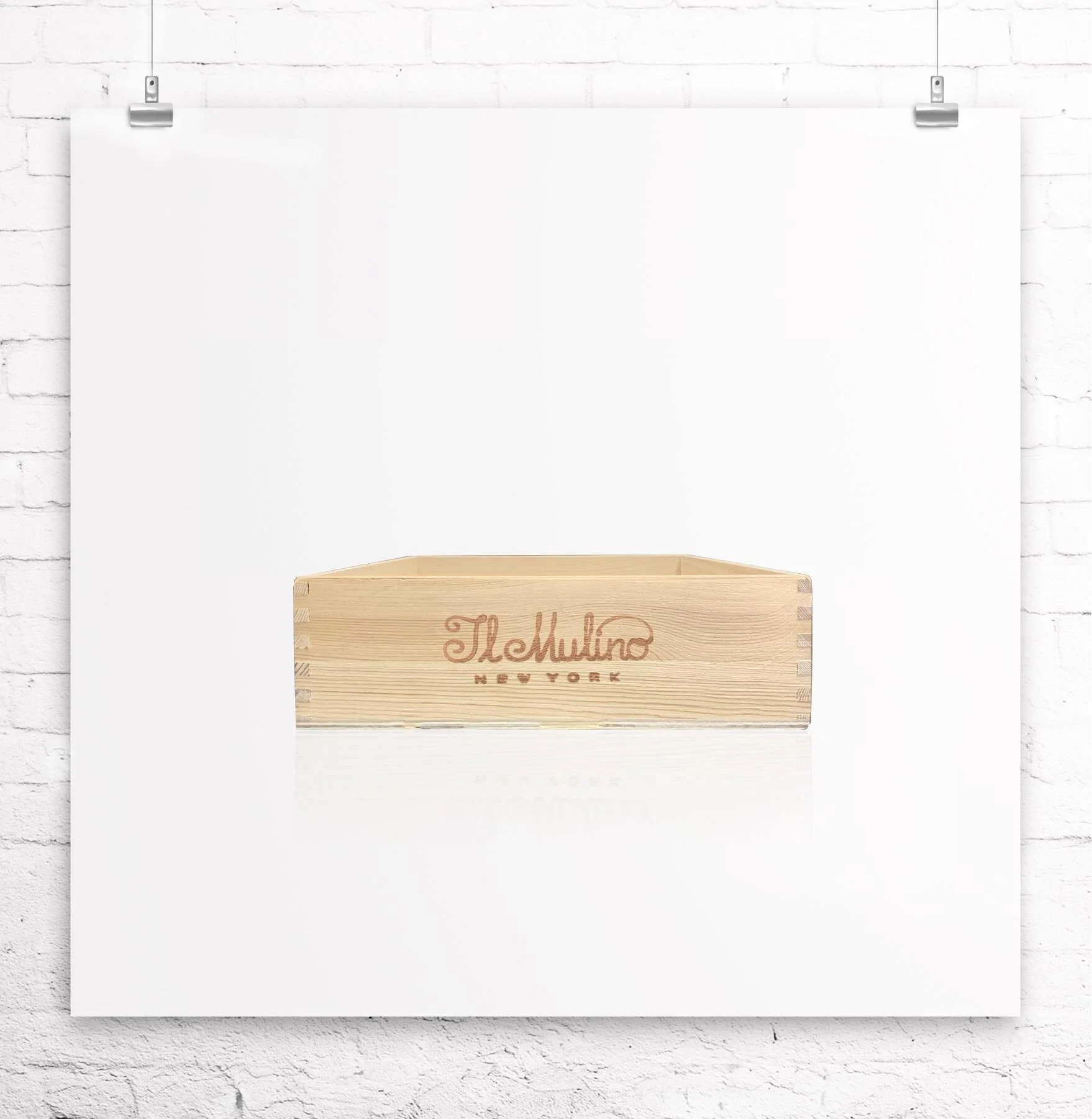 SEMPLICE E GUSTOSO wooden box packaging 