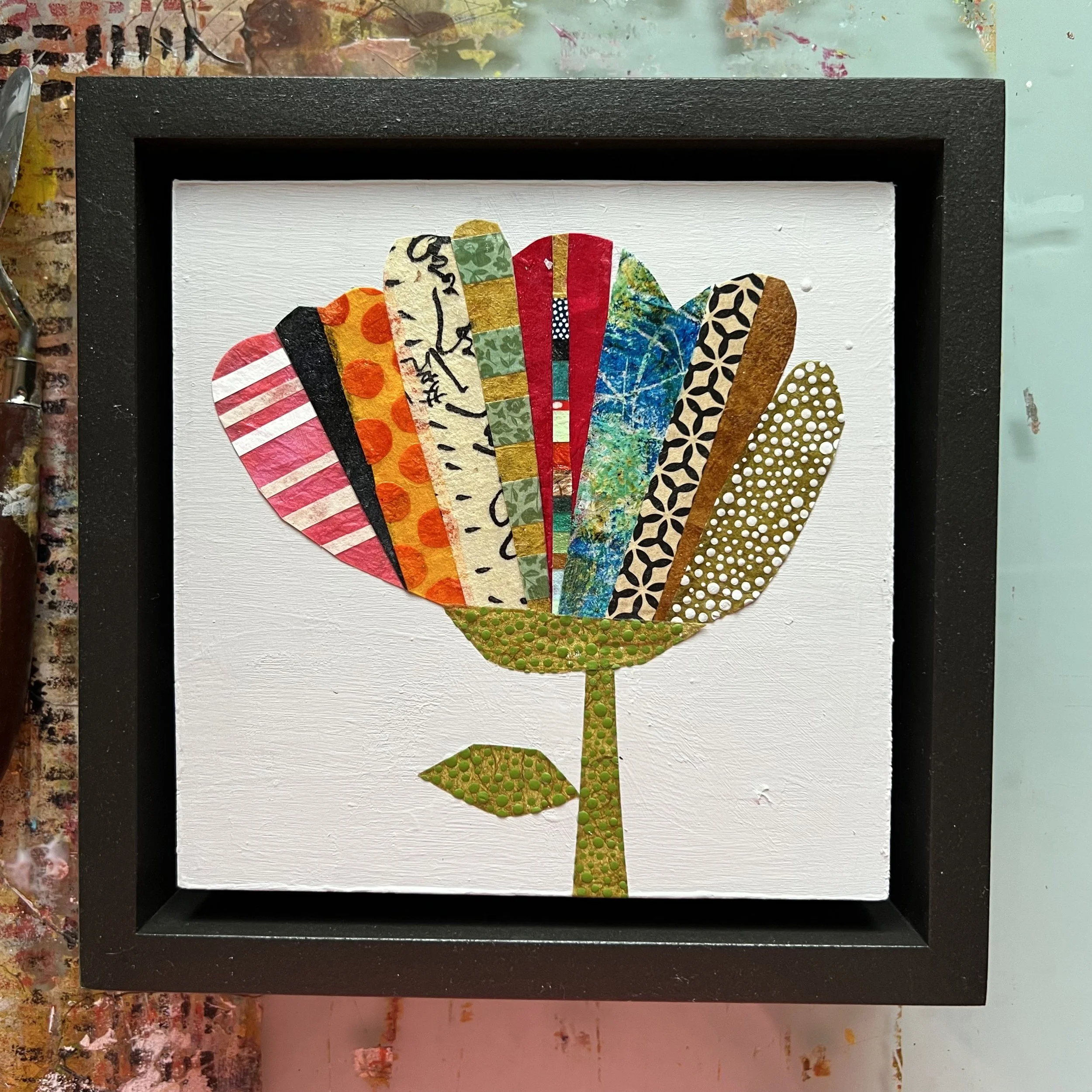 Paint and Paper Assemblage