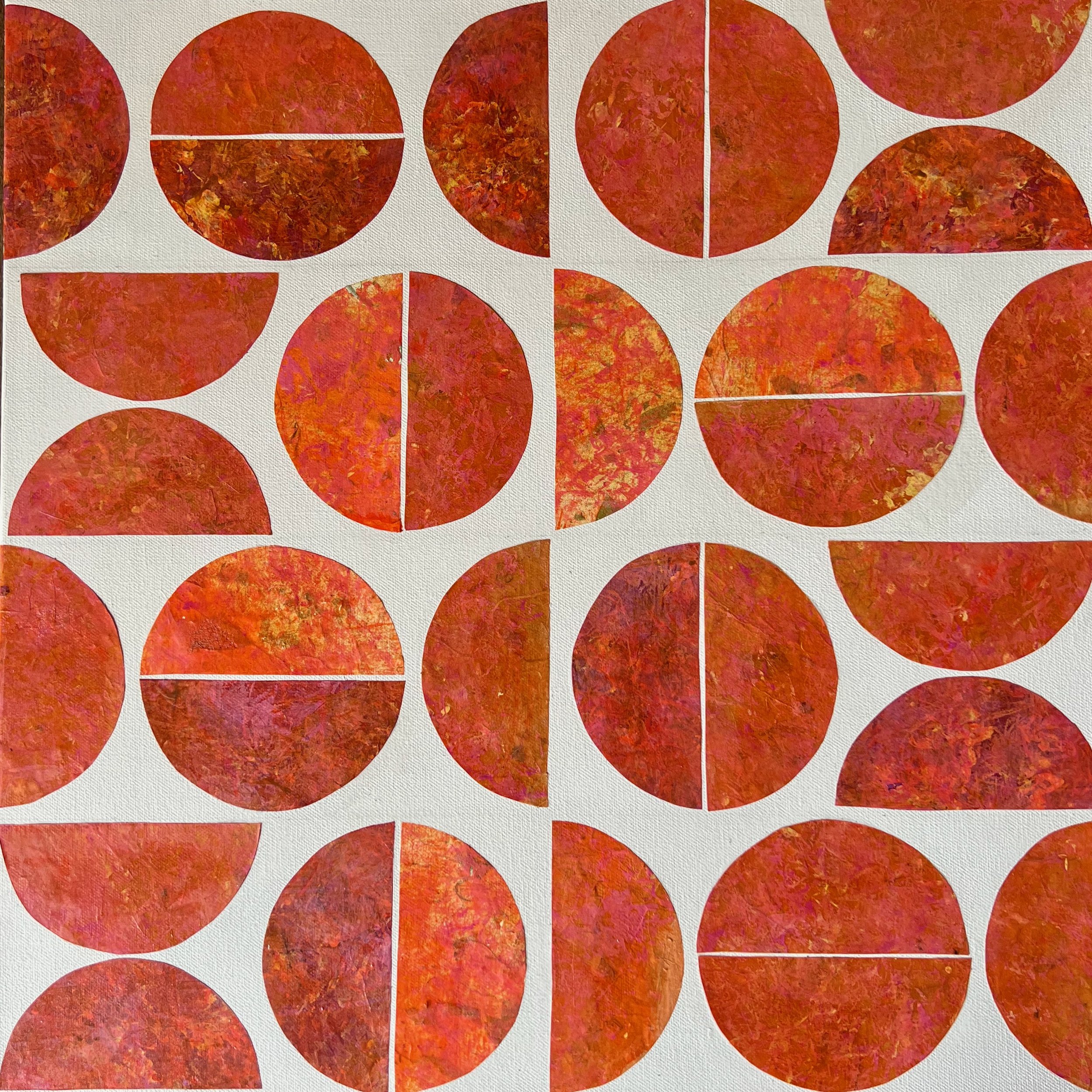 RETRO: Imagining paintings as textiles (solo show)