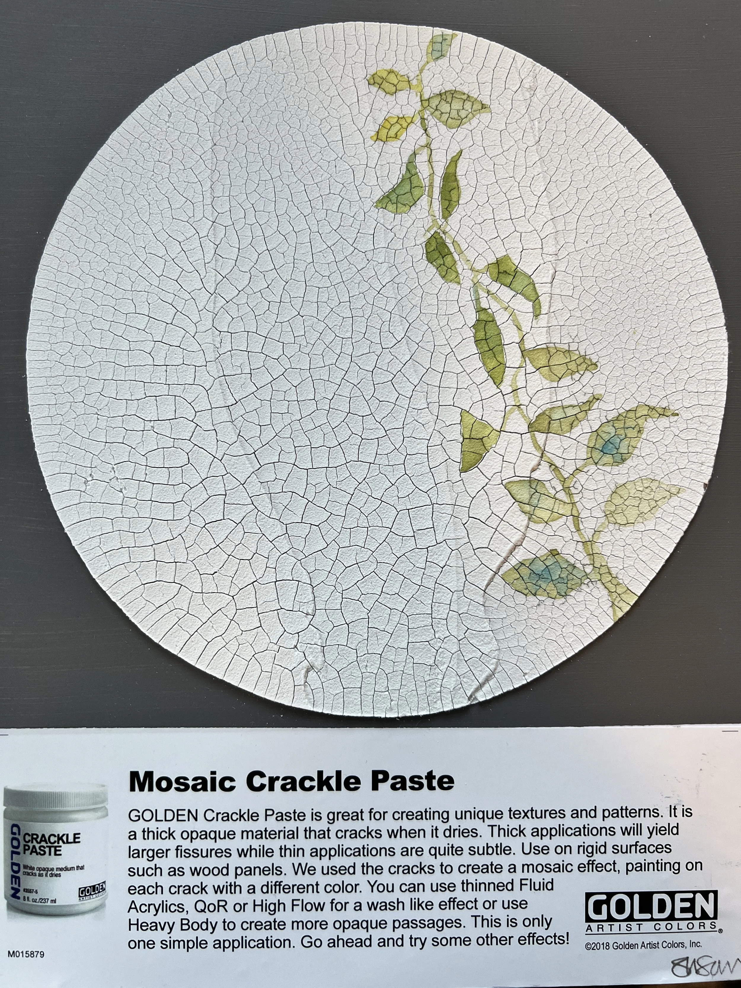 Crackle Paste Mosaic