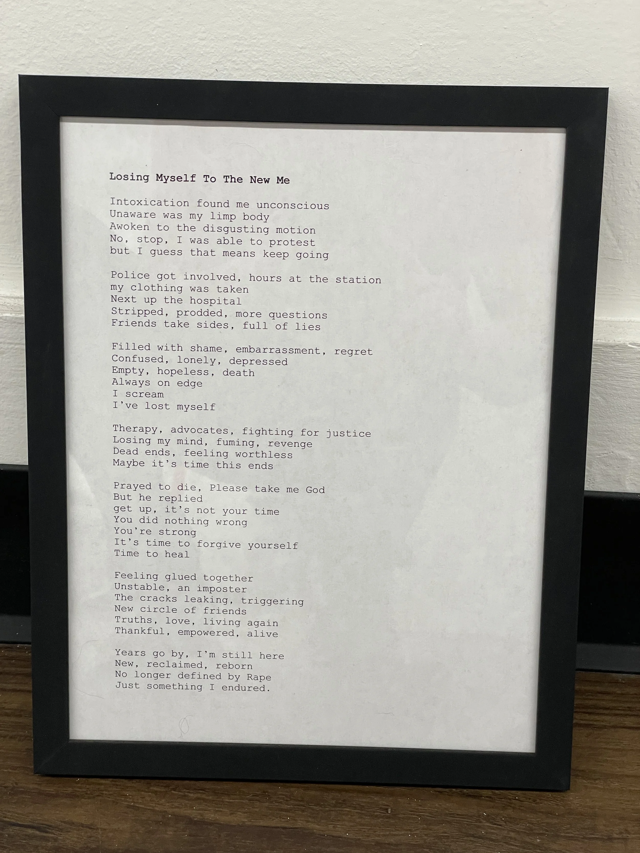 Losing Myself To The New Me