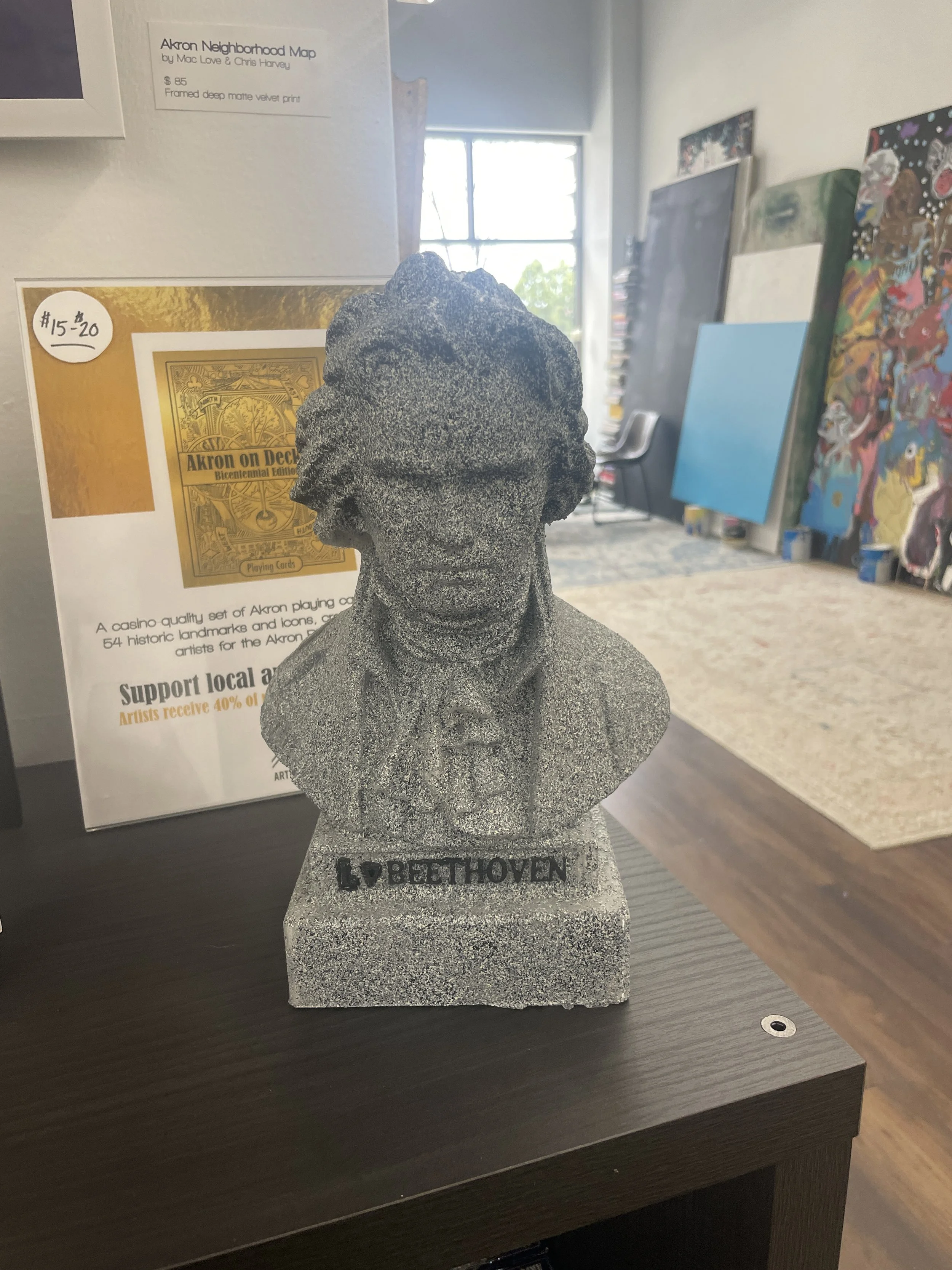 3D printed Beethoven