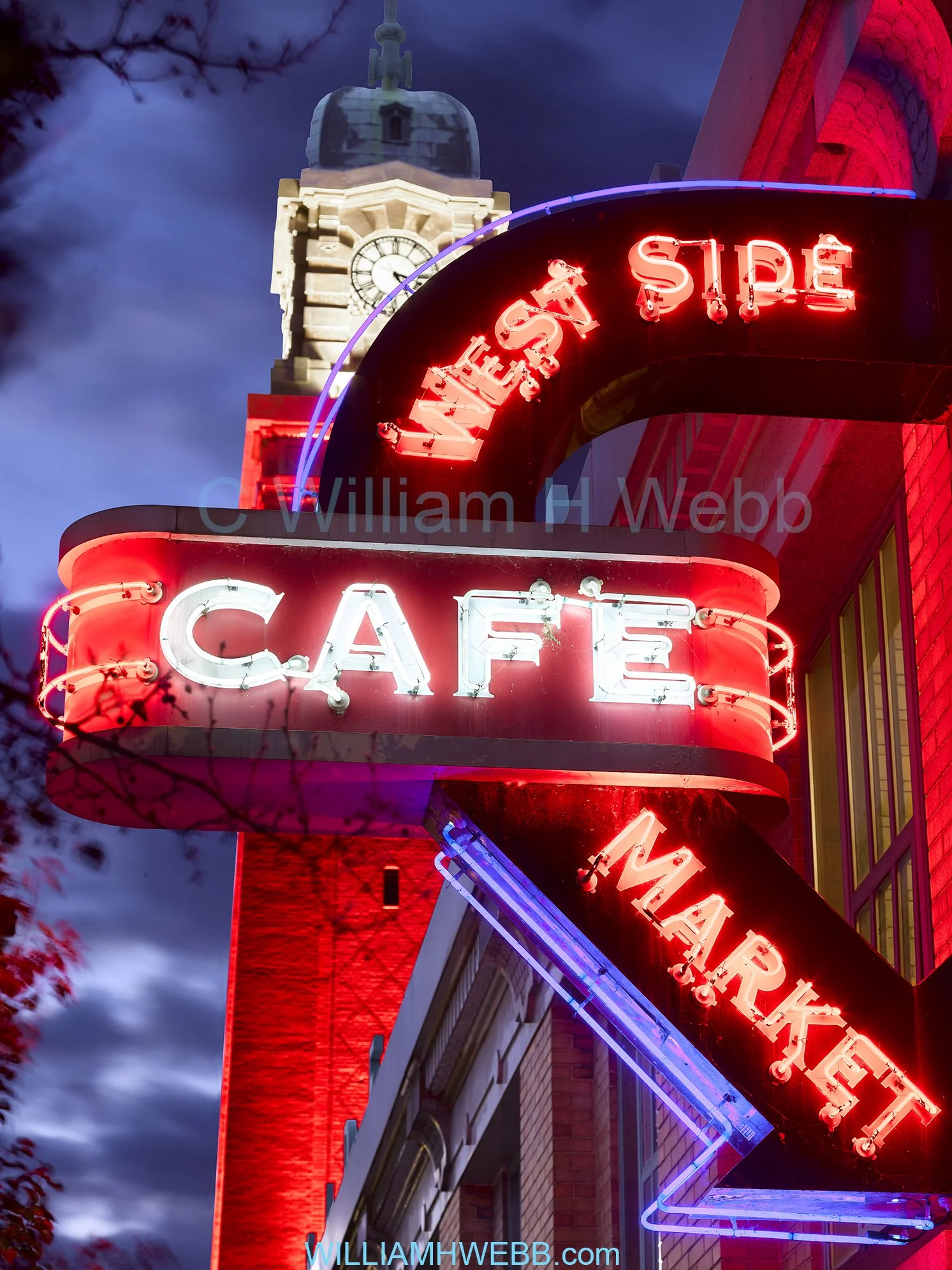 West Side Cafe Neon Sign
