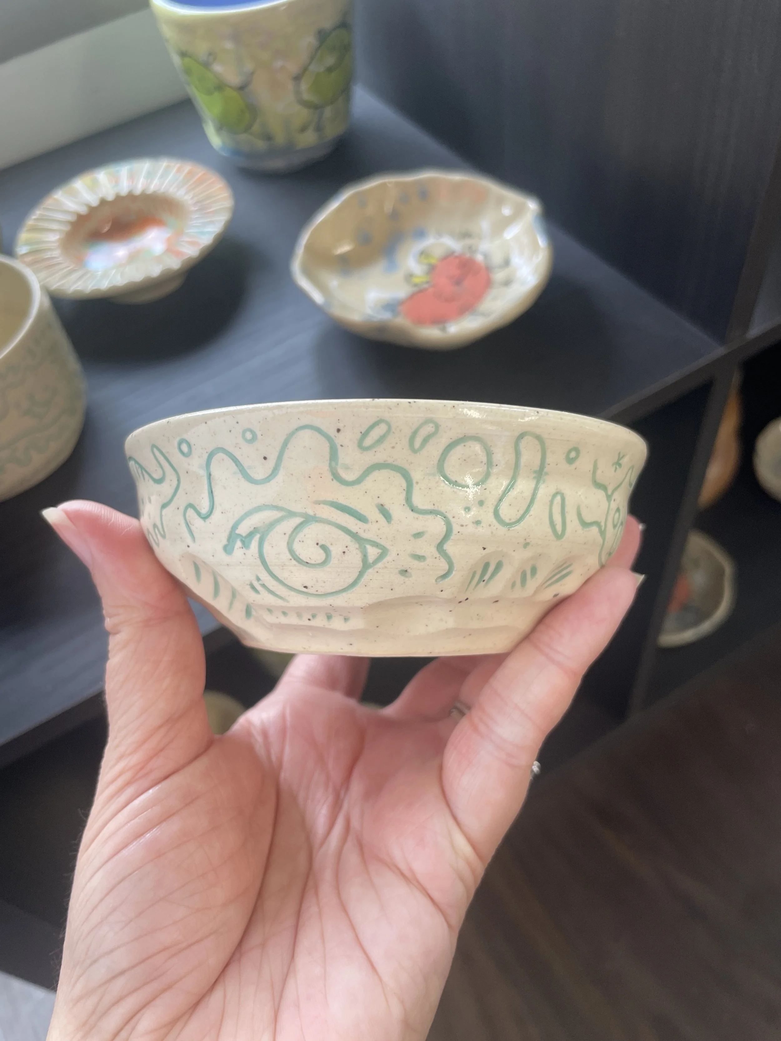 Teal Critter Bowl