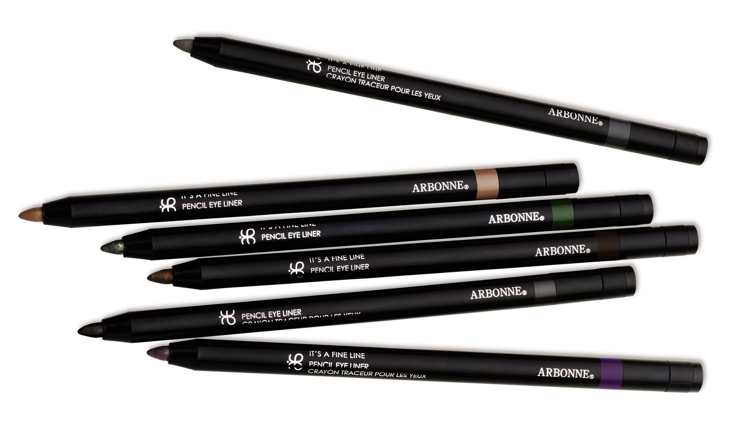 NEW Arbonne Cosmetics It's A Fine Pencil Eye Liner - Group Shot.jpg