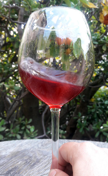 Free Range Flower Winery RoseHybiscus Rose Hibiscus Flower Wine Glass Swirl.jpg