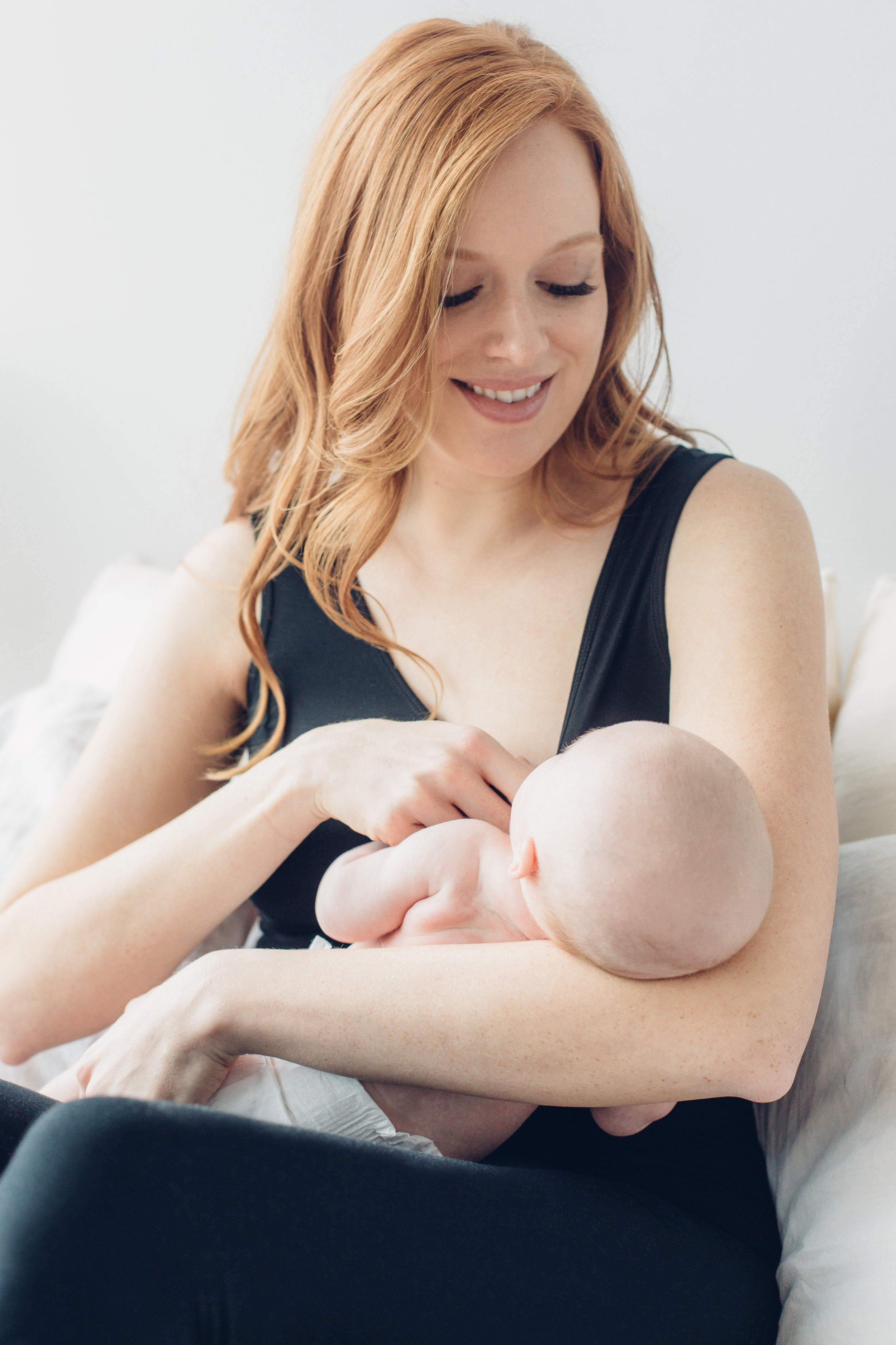 “The Larken X Bra has easy nursing access and hands-free pumping