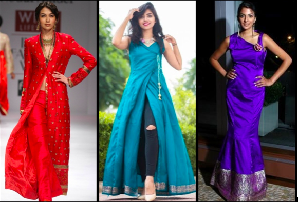 dresses with old sarees