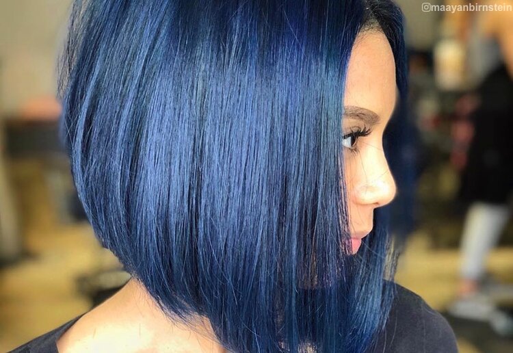 3. Dark blue hair color - wide 5