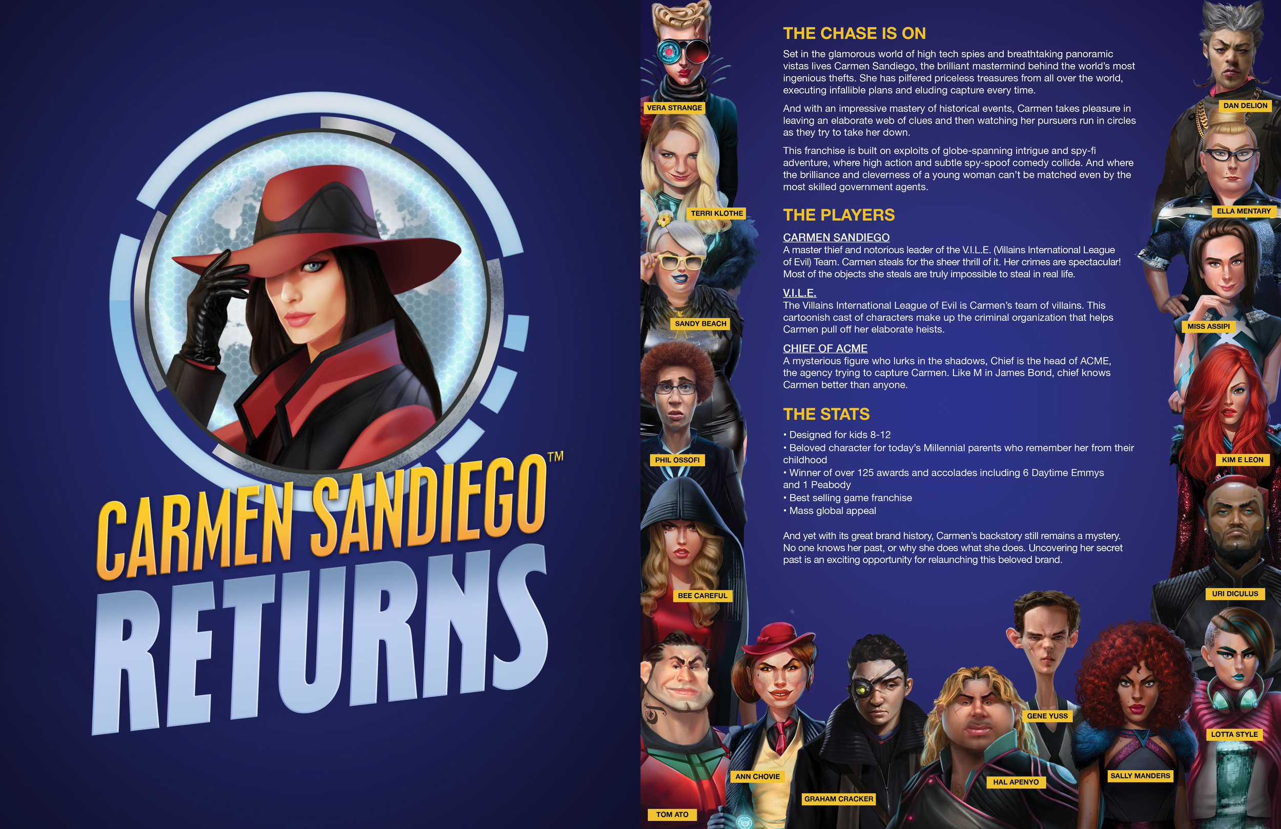 Carmen Sandiego Sell Sheet (Houghton Mifflin Harcourt)
