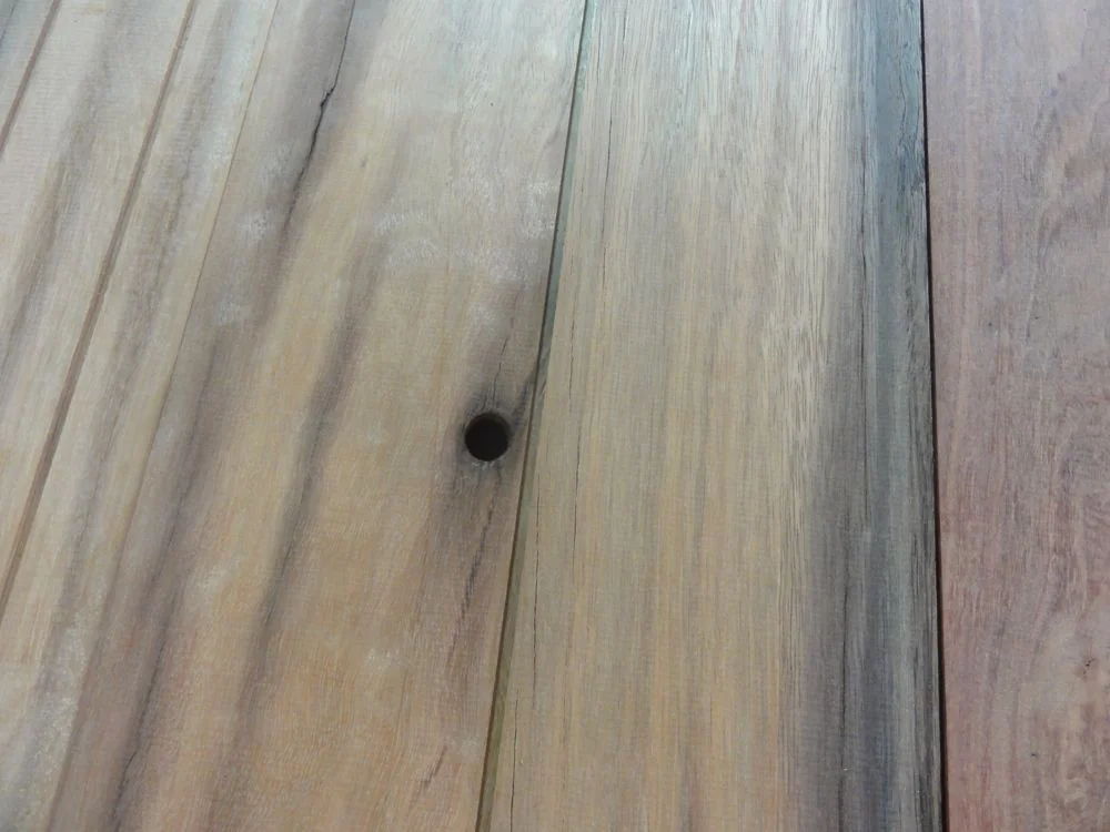 Sawn telegraph pole ready for installation