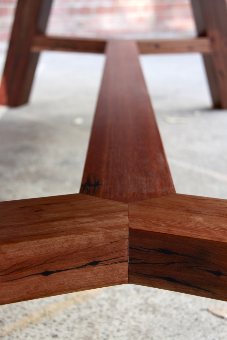 Detail of the joints on the 'Studio Thunk' Table.