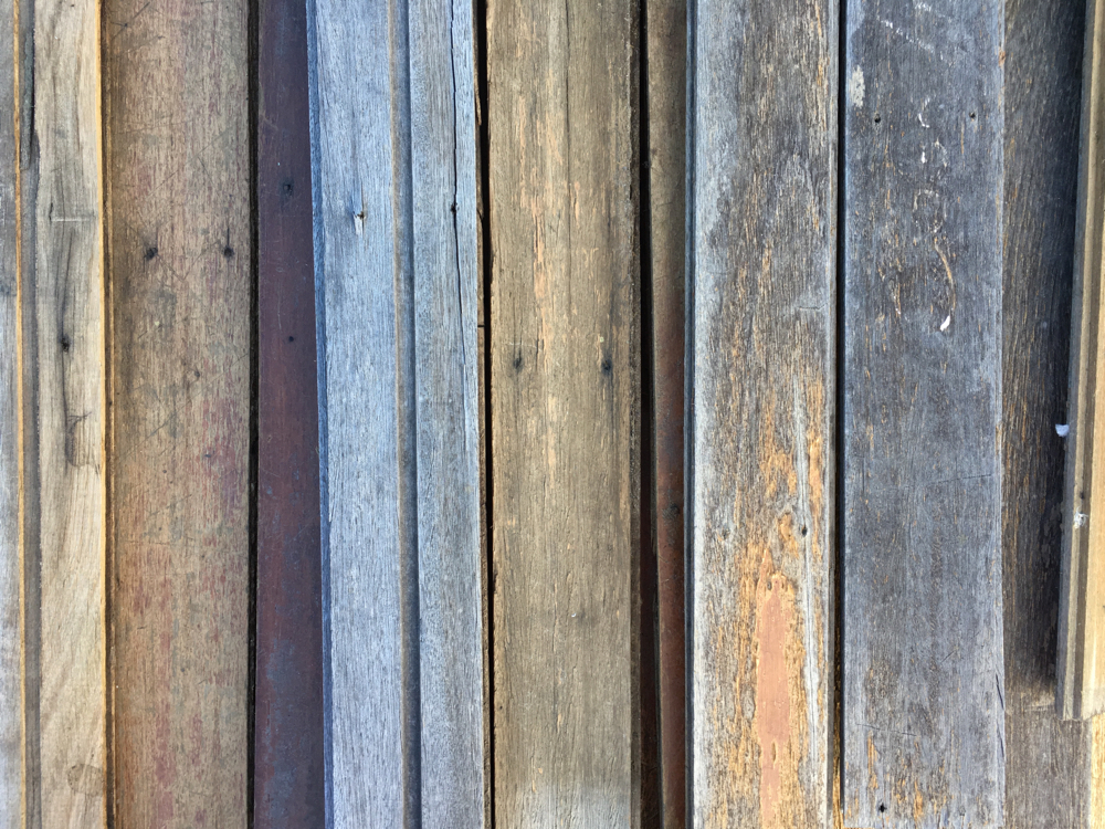 Salvaged hardwood flooring - various sizes and species available. 