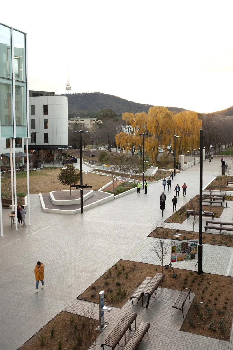 The view towards Black Mountain Tower