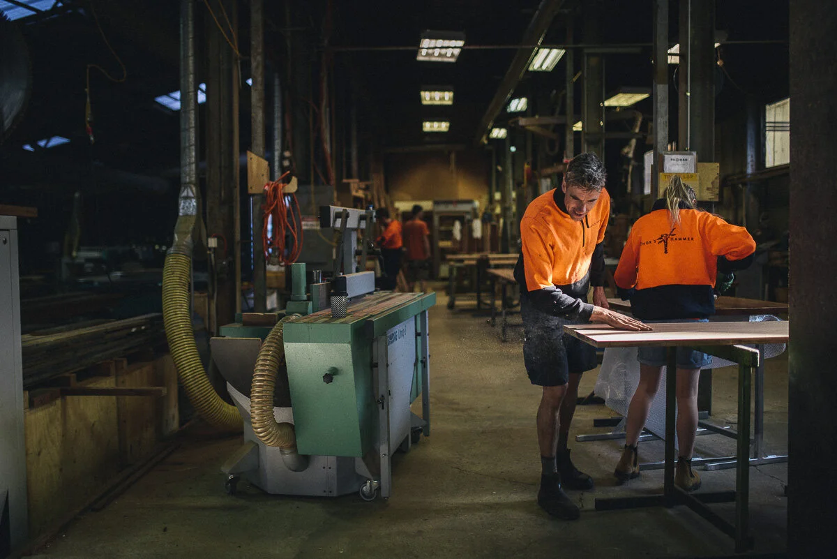 Our workshop at The Brickworks.