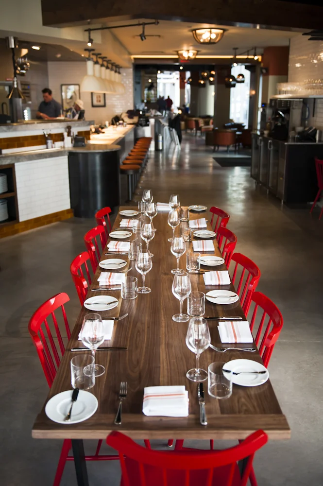 communal table
