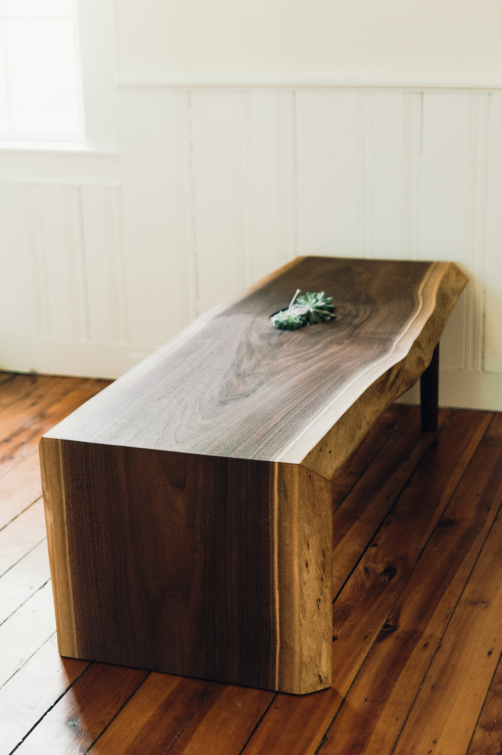 Waterfall Walnut Coffee Table