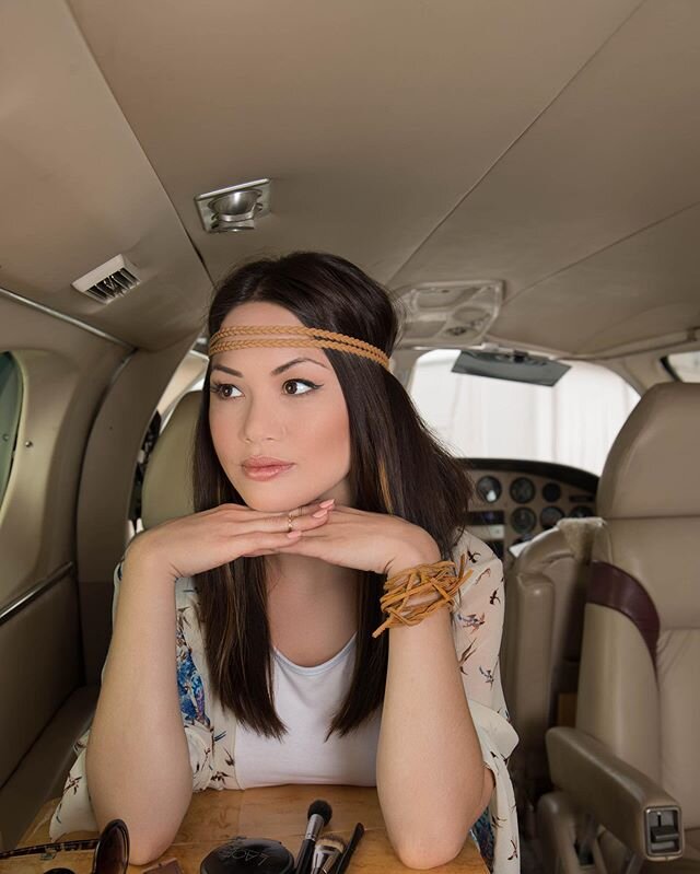 Throwback to our most elaborate Lace Cosmetics photo shoot. @skye.wood Sitting inside a private plane and looking amazing!
.
.
Makeup by @lacecosmetics 
Model @skye.wood 
Photographer @bfalcon1 
Assistant @nikimalek .
.
#laceyourface #lookbookshoot #